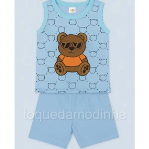 Alternative view of Conjunto Fofo e fresquinho para Bebê Menino – Regata de bebê