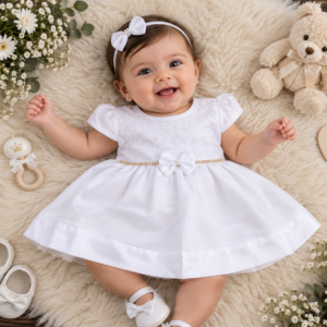 Vestido de Bebê menina de Luxo festas Blogueirinha