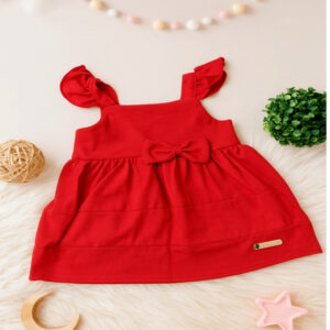 Vestido romper para bebê menina 3 a 6 meses calor