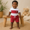Conjunto de Bebê Menino Short + Camisa verão Boys