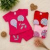 Conjunto de Bebê Menina Blusa + Shorts Doces Fashion Estiloso