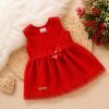 Vestido de Bebê Menina Renda luxo Blogueirinha