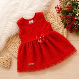 Vestido de Bebê Menina Renda luxo Blogueirinha