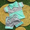 Conjunto de verão para bebê Menino polo