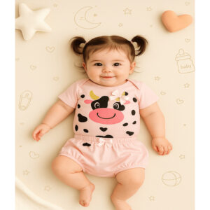 Conjunto body de bebe menina Bebê verão