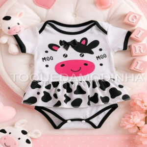 Alternative view of Bory temático para menina vaquinha de mesversário