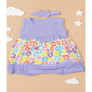 Vestido regatinha para bebê menina 3 a 6 Meses verão