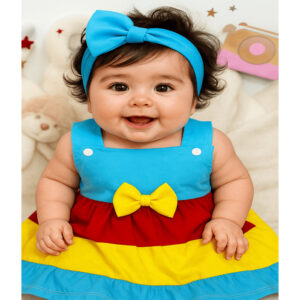 Vestido de bebê cores  verão