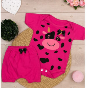 Alternative view of Conjunto body de bebe menina Bebê verão