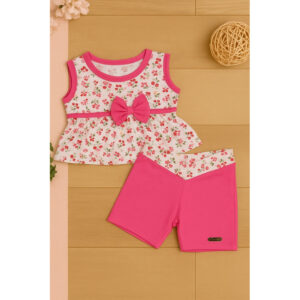 Alternative view of Kit 2 peças conjunto Moda Bebê Menina Verão – Conjuntos Baratos luxo