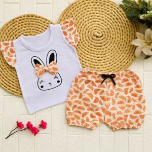 Alternative view of Conjunto de bebê Menina Delicado – Estilo Blogueirinha fashionverão