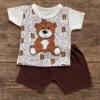 Conjunto de bebe menino short + Camisa ursinho bear