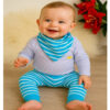 Conjunto para bebe menino calça e body Manga longa blogueirinho 3 a 6 meses