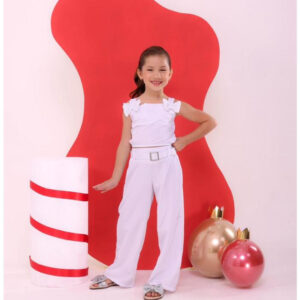 Conjunto infantil 2 peças moda blogueirinha Luxo Natal e ano novo