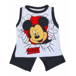 Alternative view of Conjunto de Bebe Menino Regata + Shorts 3 a 6 meses temático Mickey