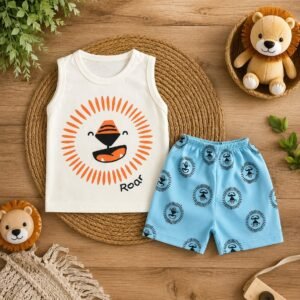 Alternative view of Kit 2 peças Conjunto Regata + Short para bebê Menino Fresquinho