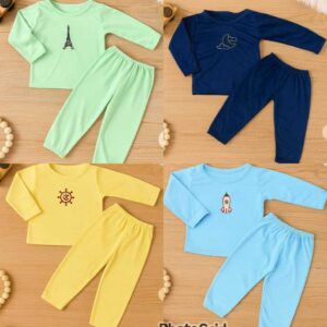 Conjunto 2 Peças camiseta manga Longa E Calça Mijão Bebê Menino