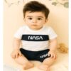 Conjunto infantil menino camiseta + short calor estilo mauricinho boyzinho 3 a 6 meses