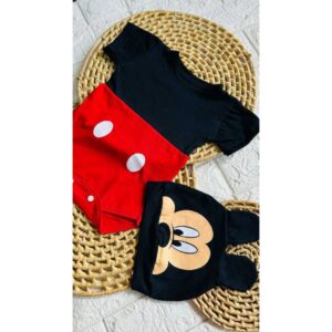 Alternative view of Bodie mickey  + toquinha para bebê menino mesversario book ensaio fotográfico