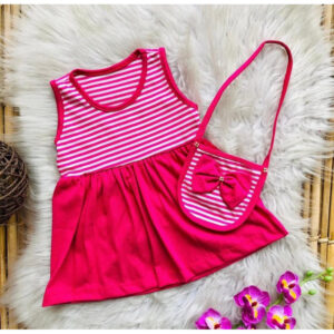 Alternative view of Vestido + bolsinha para bebe look blogueirinha Sua bebê Linda em Qualquer Ocasião 🌸