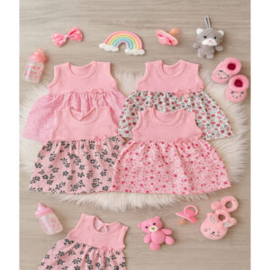 Vestido Bebê Menina estampados para o Dia a Dia
