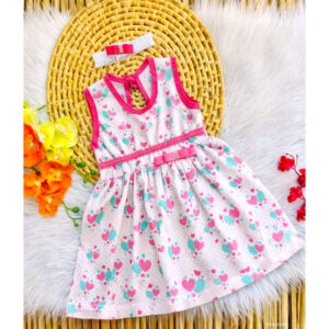 Alternative view of Vestido de Bebê menina + tiara Passeio Chique