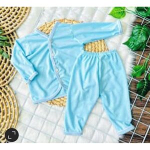 Alternative view of Pijama de bebe menino com botão fofo 100% algodão confortavel