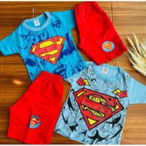 Alternative view of Conjunto menino Super Homen camiseta e short