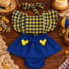 Romper para Bebê Menina Temático Festa Junina ensaio mesversario fotos