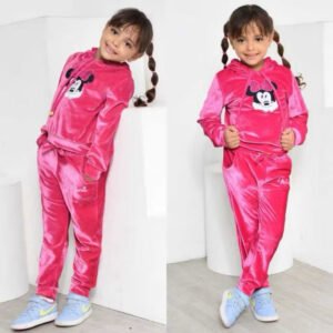 Alternative view of Conjunto infantil menina Plush estilo blogueirinha moda inverno Minnie
