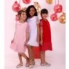 Vestido de festa Infantil Feminino Delicado Estilo Blogueirinha