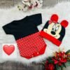 Kit Body para Menina Bebê + Toquinha Minnie