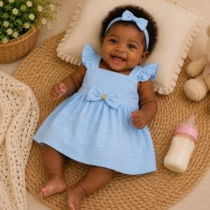 Vestido Romper para Bebê Menina Fashion Calor