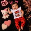 Conjunto de Bebê Menina Fashion Tigrinha Calça + Blusa
