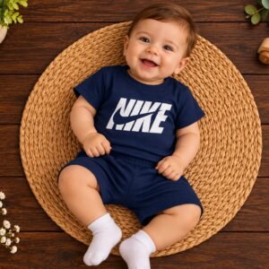 Alternative view of Conjunto Bebê Menino Camiseta Estampada e Short Nike